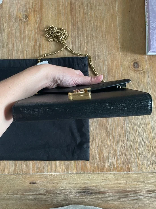 Saint Laurent Cassandra Chain on a Wallet Bag - Picture 9 of 14